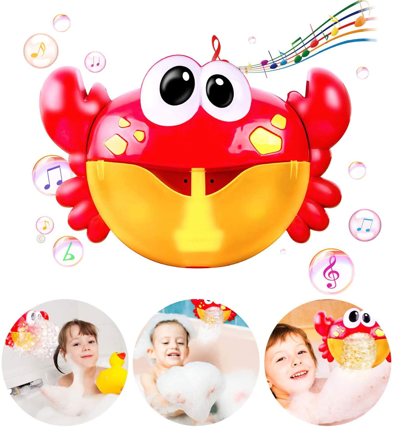 Children Bubble Machine Automatic Bubbles Maker Baby Kids Musical Fun ...