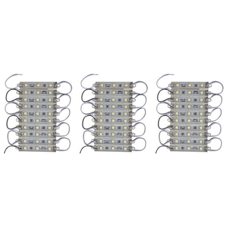 3 x 10Pcs 5050 SMD 3 LED Module LED Strip String Light Waterproof DC 12V Cool White