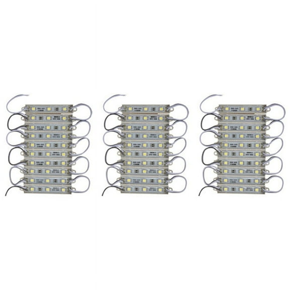 3 x 10Pcs 5050 SMD 3 LED Module LED Strip String Light Waterproof DC 12V Cool White
