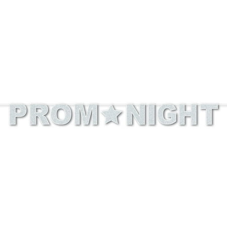 Glittered Prom Night Streamer Party Accessory (1 count) (1/Pkg)