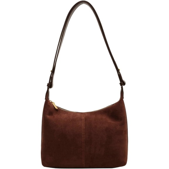 Zhengup Suede Tote Bag Stylish Handbag Chic Small Crossbody Fall Purse Wallet Women Trendy Elegant Shoulder Bag