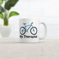 thumbnail image 2 of My Therapist Mug Funny Sarcastic Bike Coffee Cup, 2 of 6