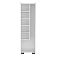 thumbnail image 4 of Depot E-Shop Attica 2-Door Broom Cabinet with Inner Shelves and Side Hangers, White, 4 of 7