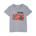 thumbnail image 4 of Fiudx Blusas Navideñas, Camisas Suaves para Niños, Blusas de Diseño Moderno para Niñas, Camisetas Casuals para Niños, Atuendos Diarios para Viajes Escolares, Ropa para Niños y Niñas, Lavado a Mano., 4 of 4