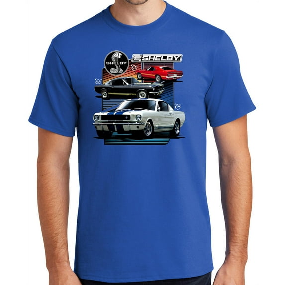 Buy Cool Shirts Various Ford Shelby Cars Cotton T-shirt, Medium Royal Blue
