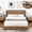 Brown, variant on VELOCAVA Full Size Bed Frame with Lift Up Storage, Velvet-Look Upholstered Wingback Platform Bed with Vertical Channel Headboard, No Box Spring Needed, Hydraulic Storage, White