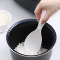 thumbnail image 3 of Paleta de arroz de 4 piezas con cara sonriente, cuchara de arroz antiadherente, espátula de arroz para servir de pie (blanco) Namotu ZJWJ599, 3 of 7