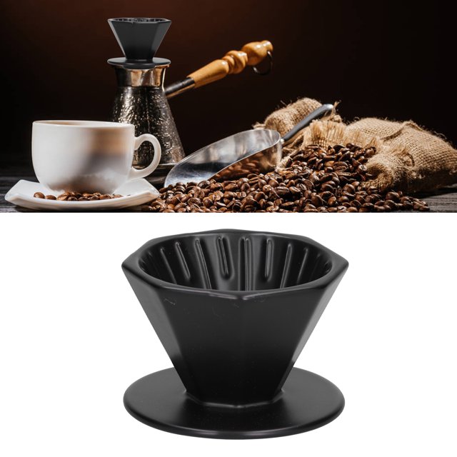 Exquisite Ceramic Pour Over Coffee Dripper, Convenient & Reliable, Portable Size, Traditional Brewing Experience, Ideal Gift for Family, Simple Design,