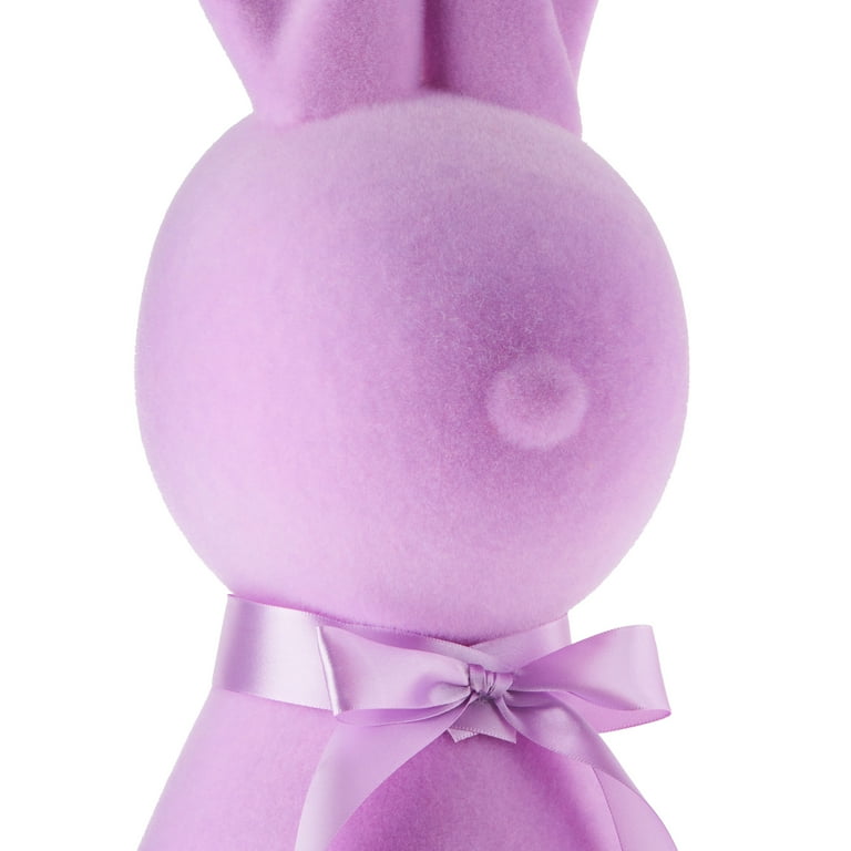 Cheapest RESERVED - two 27” FLOCKED EASTER BUNNIES