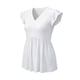 thumbnail image 3 of Camiseta de Cuello Redondo Casual de Impresión de la Moda de la Mujer 3/4 Manga Y Blusas, Blusa de Poliéster Suave de Spandex, 3 of 6