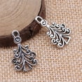 thumbnail image 2 of K-KED 190 Pcs Antique Silver Christmas tree Charms Pendant 23x14MM C10309, 2 of 4