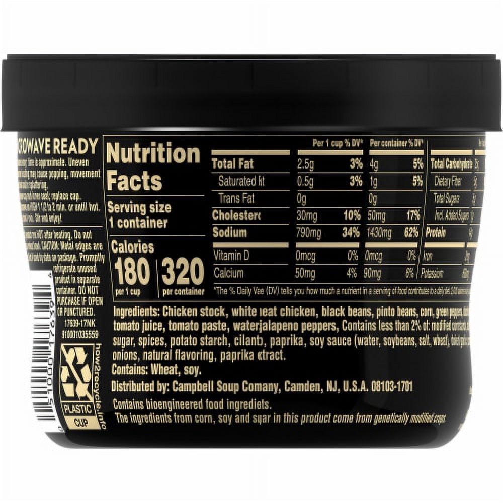 2X-Campbell's Slow Kettle Style Southwest-Style Chicken Chili with Beans and White Meat Chicken - 15.7 oz