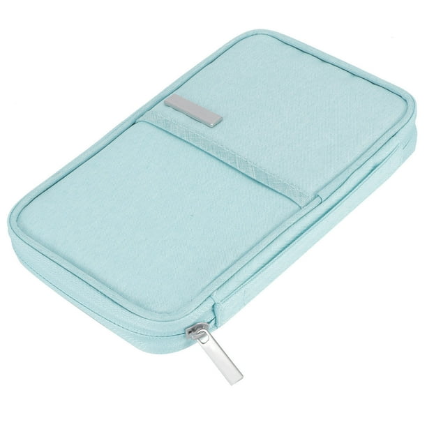 Organizador de tarjetas, bolsa para pasaporte de viaje, bolsa para guardar tarjetas, porta pasaporte, respuesta rápida