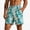 Light Blue #, variant on Mens Shorts Tropical Pineapple Print Quick Dry Swim Trunks Elastic Waist Drawstring Mesh Lined Beach Board Shorts Casual Summer White,XL