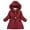 Wine, variant on Boys Winter Coat,Boys Puffer Coat Mid-Length Heavyweight with Trim Hood Warm and Windproof Boys' Hooded Winter Coat Boys Jackets Size 5-6 Years
