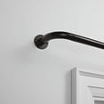 thumbnail image 3 of Exclusive Home Holden Wrap Around 1" Curtain Rod, Matte Bronze, 52"-72", 3 of 4