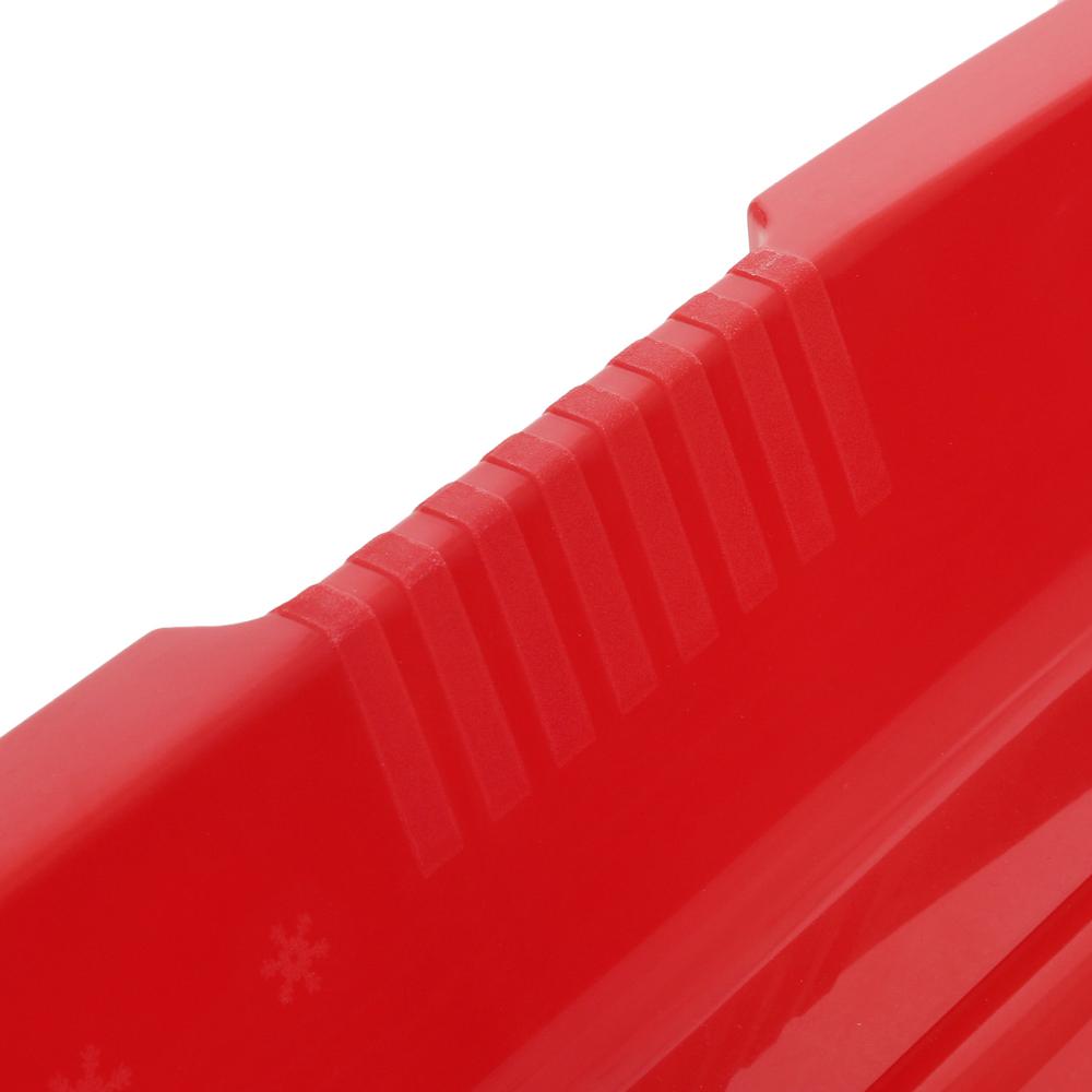 ESP 48" Sno Cruiser Toboggan – Two-Rider Sled – Tough Polyresin, Diamond-Polished Bottom – Red - image 3 of 4