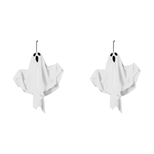 Fantasma Brillante Halloween LED para Habitación Accesorios Escena Escape () Blanco