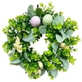 thumbnail image 2 of Easter Wreath Simulation Garland Door Decoration Rabbit Eggs Garland Decoration Pendant Garland Wreath, 2 of 2