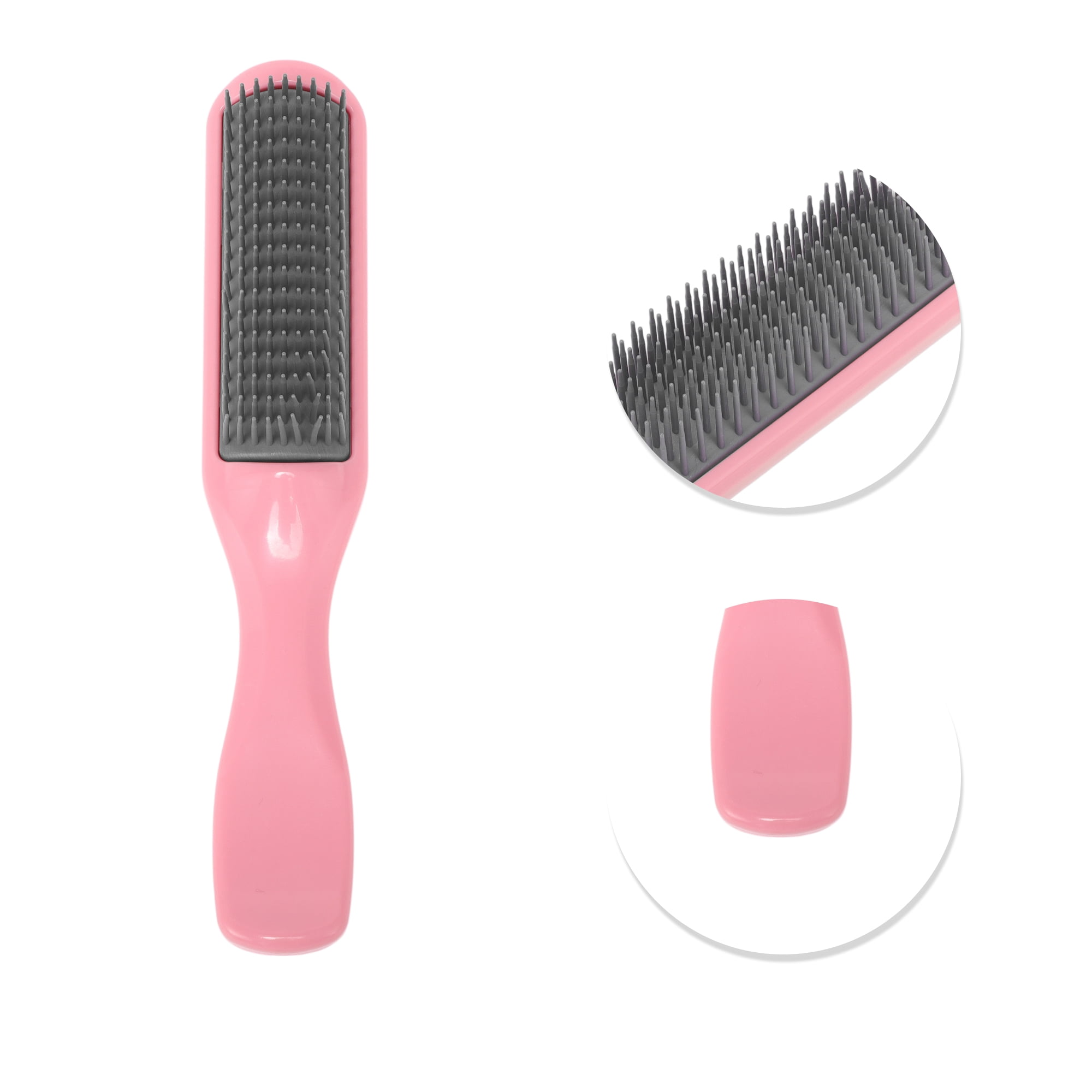 Unique Bargains 1 Pc Women Durable Hair Styling Nine-Row Comb for All Hair Types Pink