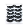 thumbnail image 1 of Pestañas con volumen y ligeras, pares, estilo visón, multipack de pestañas, 10 pares de pestañas postizas de visón, pestañas dramáticas de visón, 8D, 1 of 5