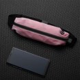 thumbnail image 2 of Riñonera para correr, riñonera deportiva reflectante, moda para senderismo al aire libre (rosa), 2 of 8