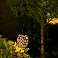 thumbnail image 4 of Labymos DC1.2V 0.065W Solar Powered Energy LED Light Lantern Hanging Outdoor Lamp Olive Shape Design, 4 of 5