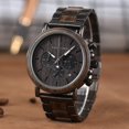 thumbnail image 2 of Reloj 2win W*Q26-1 de 44 mm, madera y acero, cronógrafo, 2 of 9