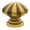 Brass, variant on Emtek 86121US26 Melon 1" Mushroom Cabinet Knob From The Traditional Collection - Chrome
