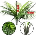 thumbnail image 4 of 2 Pcs Artificial Palm Leaves Fake Palm Plants Faux Palm Leaf Jungle Tropical Party Leaves Decor, 4 of 5