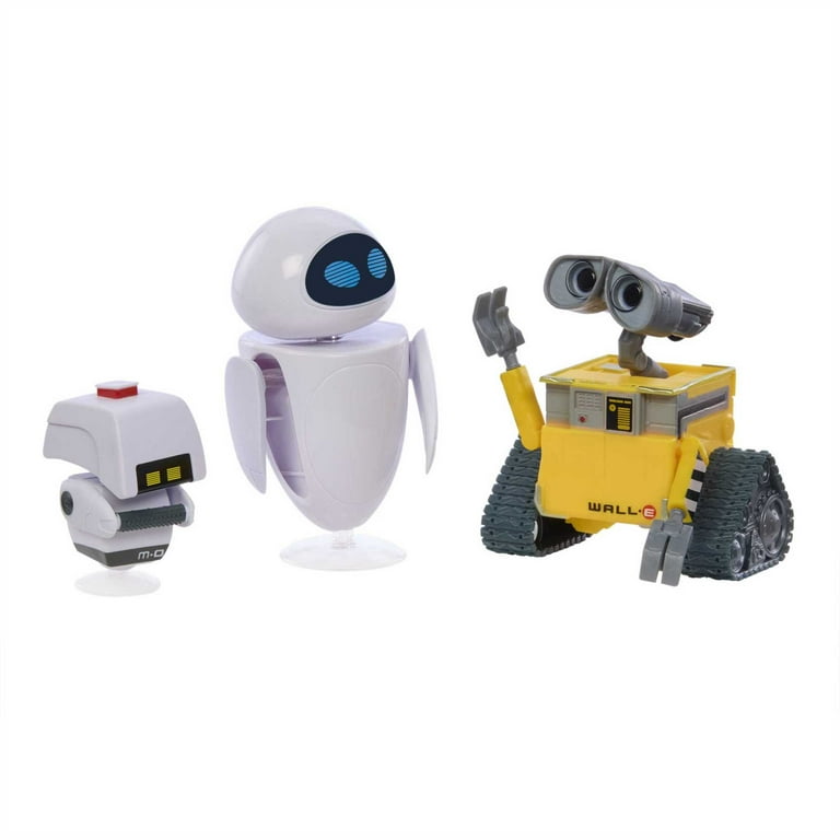 Disney Pixar WALL-E Action Figurine Set, 3-Pack, Chaos on the