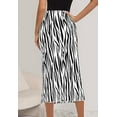 thumbnail image 4 of PRETTYGARDEN Women's Summer High Waist Graphic Print A Line Pleated Long Skirts for Women Trendy Plisse Midi Skirt, 4 of 5