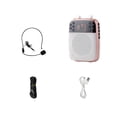 thumbnail image 1 of Wireless Megaphone Portable Voice Amplifier Teacher Guide Microphone Speaker 5W Support Blue-tooth TF Card U Disk MP3 Player ,Easy to Use, 1 of 5