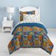thumbnail image 1 of Azul Verde Dinosaurio Patchwork Niño Ropa de Cama Twin o Full Juego de edredón Cama en un, 1 of 6