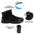 thumbnail image 7 of Ablanczoom Mens Hiking Boots: Breathable Outdoor Ankle Boots Men Work Shoes, 7 of 7