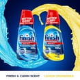 Finish Max in 1 Concentrated Gel, Dishwasher Detergent, Lemon Degreaser