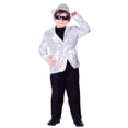 thumbnail image 1 of Kids Silver Sequined Blazer, Extra Large - Age 14 to 16, 1 of 1
