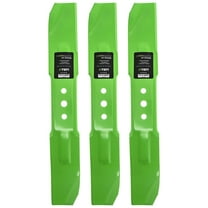 LawnRAZOR High Lift Blade for John Deere 21 inch Toro 612543 3 Pack 810-CBL2324D