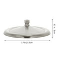 thumbnail image 2 of cup lid, stainless steel cup lids, dustproof mug lids, corrosion-resistant cup lids, round cup covers6Pcs Stainless Steel Cup Lids Dustproof Mug Lids Corrosion-resistant Cup Lids Round Cup Covers, 2 of 8
