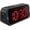 Black - Red Led, variant on Digital Dual Alarm Clock for Bedroom, Easy to Set, 0-100% Dimmer, USB Charger, 5 Sounds Adjustable Volume, Weekday/Weekend Mode, Snooze, 12/24Hr, Battery Backup, Compact for Bedside(Blue)