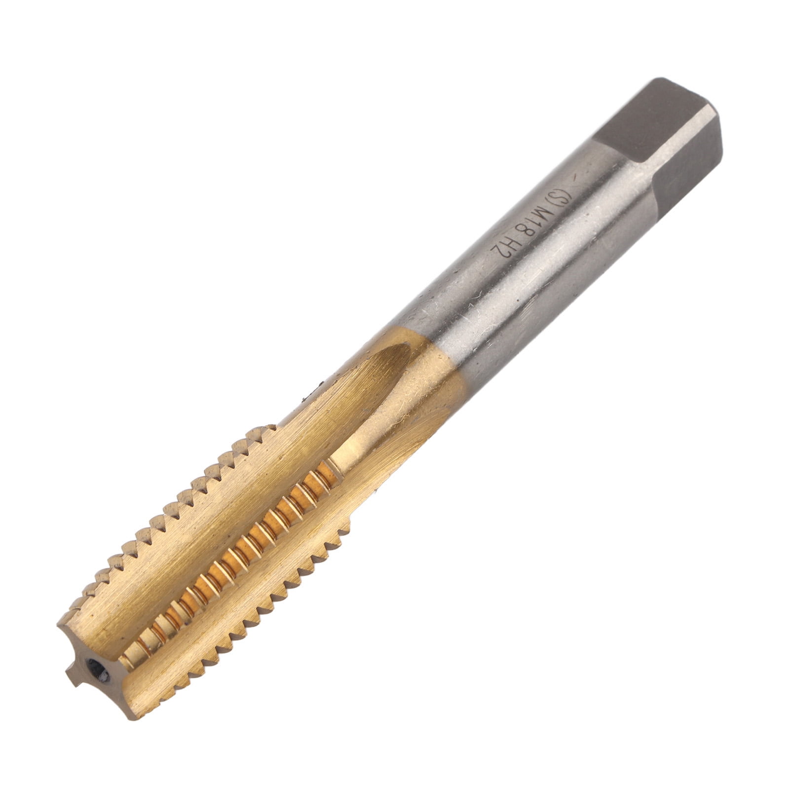 Machine Tap, M18 X 1.5mm High Speed Steel Cobalt Tap, Steel Plate For