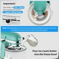 thumbnail image 4 of Ice Cream Maker Attachment for KitchenAid Stand Mixer, Compatible with KitchenAid 4.5/5QT/6QT/7QT accessories and attachments, 2 Quart for kitchenaid mixer attachments Frozen Yogurt Gelato Maker, 4 of 6