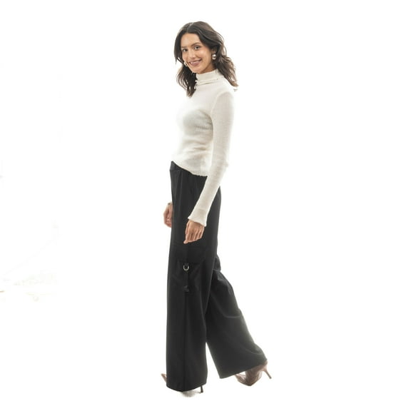 Cargo Pocket Wide Leg Trouser
