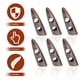 thumbnail image 3 of EeaseMX 50 botones de cuerno de madera, botones de oliva, para abrigos, suéteres, uniformes de béisbol, botones de cuerno DIY, 3 of 7