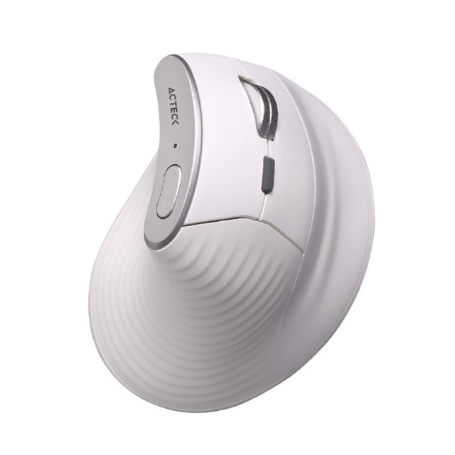 Mouse Ergonomico ACTECK VIRTUOS FITT PRO MI770 1600dpi Inalambrico 8 botones Blanco AC-936217