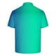 thumbnail image 5 of Camisa Casual de Impresión de Gradiente de los Hombres, Top de Solapa de Manga Corta en Tela de Malla Ligera para el Aire Libre Y el Ocio, Blusa de Suéter Elegante, 5 of 9
