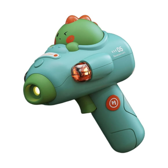 Toy Kids Laser Tag Gun Game with Flying Toy Drone Target, Infrared Lazer Shooting Game for Children with Fun LED Effects(Green)