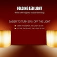 thumbnail image 4 of Boreal Craft Tri Color Eye Protecting LED Desk Lamp With Wooden Base Carved Foldable Book Light/Night Light Real Star Projector Kid Lamp Light Show for Bedroom Toddler Night Light Dance Floor Lights, 4 of 6