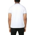 thumbnail image 2 of X RAY Jeans Mens Short Sleeve Snap-Placket Polo, White/Lav, L, 2 of 5