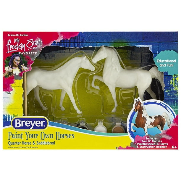 Set Pinta tu propio caballo Breyer Horses Quarter & Saddlebred